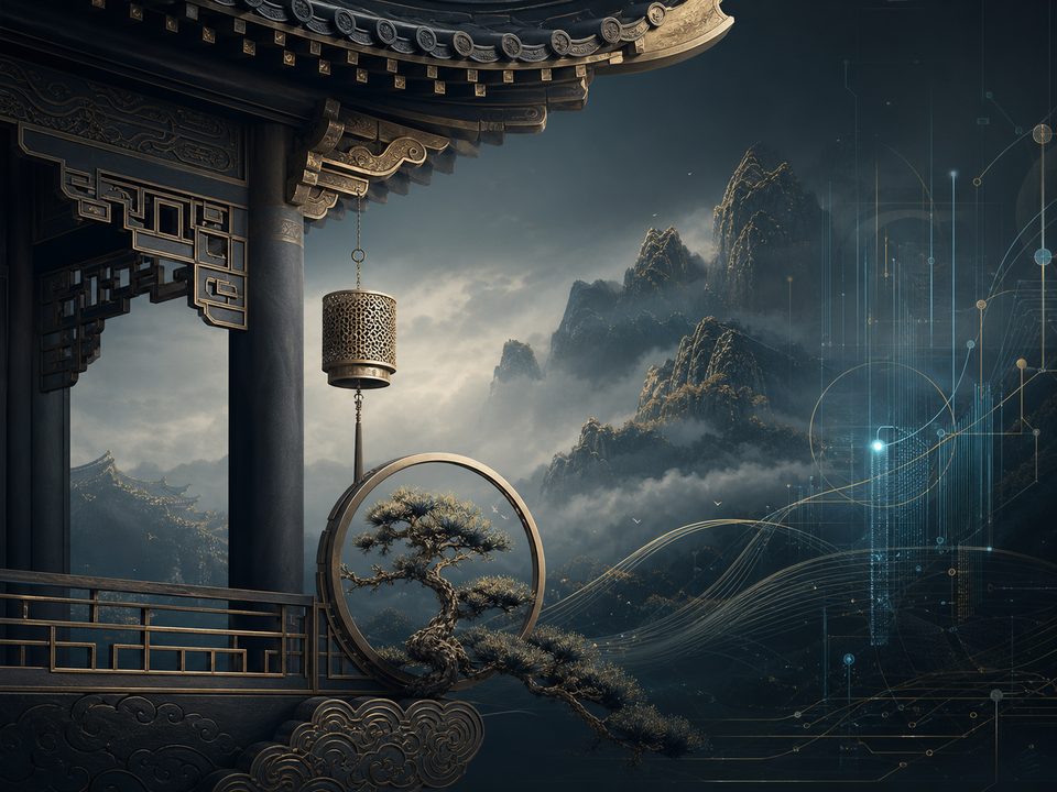 中式传统空间与现代科技融合